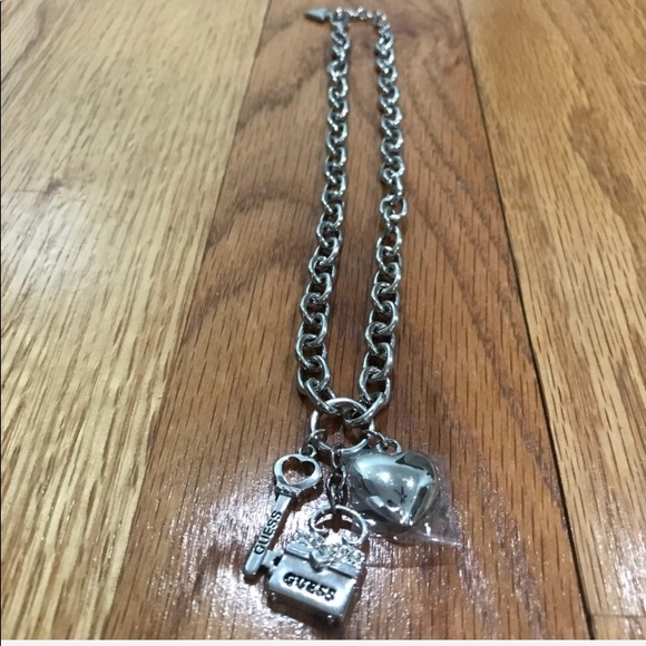 Guess Jewelry Guess Charm Necklace Nwt New Poshmark